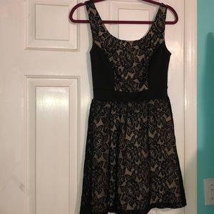 Black Lace Cocktail Dress